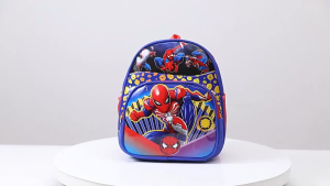 12 14 16inch 3D Embossed School Backpack for Kids Boys and Girls High Quality Waterproof