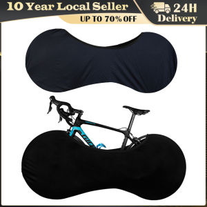 Bike Protector Cover Black Elastic Full Bike Cover MTB Road Bicycle Dust Proof Cover Scratch-proof Anti-dust Wheels Frame Cover