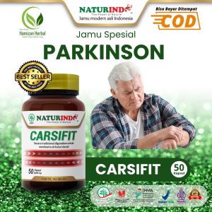 Carsifit Obat Tremor parkinson obat untuk penyakit tremor obat tremor seluruh badan obat penghilang tremor obat herbal tremor tangan 50 Kapsull