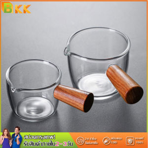 50ml/80ml/150ml แก้วช็อต แก้วตวง แก้วเป๊ก แก้วตวง แก้ว ถ้วยตวง ด้ามจับไม้