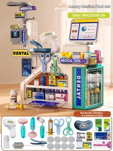 XIDIQI | Childrens Doctor Playset Medical Role Play Toy For 3 To 6 Years Old