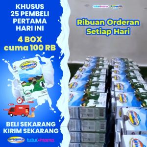 SUSU KAMBING ETAWA DAYMILK ORIGINAL TERMURAH - PAKET BUNDLING 4 BOX 100RB