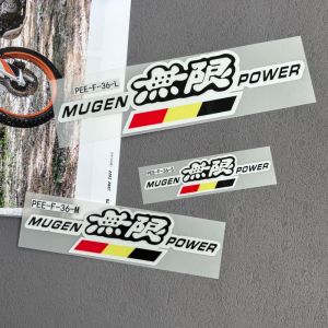 MUGEN Stickers Suitable for Honda Fit Civic Type RR City Cr z Legend Odyssey Stepwgn Vezel Car Door Handles Windows Motorcycle