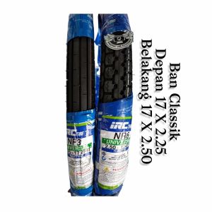 Ban Luar Astrea Grand Set Depan NF3 17 225 Belakang NR6 17 250 INOUE Salur Ban Classik original set Depan Belakang Honda C70 C700 C800 Astrea 800 Grand Impressa Legenda Prima Star Alfa RC80 RC100