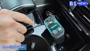 🇸🇬 Ready Stock Car Charger 5 in 1 Fast Charging USB Adapter Retractable Cable Suitable For All Mobile Phones / Equipped with starry sky lights