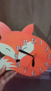 Jam Dinding Aesthetic Karakter Musang