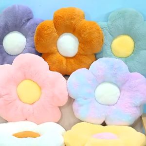 Extra Large Size cute soft Cushion Sofa PP Cotton Plush Round Flower pillow soft Seat Chair birthday gifts