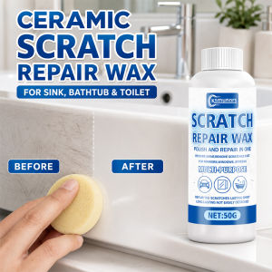 Scratch Repair Wax Multi-Surface Polishing Restorer for Bathroom Fixtures Appliance Surfaces Glass Metal and Doorways