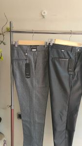 Celana kantor Pria Formal Pria Celana Formal Cowok Celana Bahan Model Slimfit Bahan wol semi mengkilap