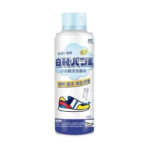 bundle of 3 Japan Shoe Cleaner 260ml White Shoes Cleaner Foam Cleaning Dry Cleaning Agent For Sneakers Shoes 小白鞋清洁剂 Shoe Foam Spray