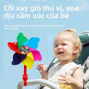 CYLION | Đồ Chơi Cối Xay Gió Trang Trí Đa Màu Có Thể Quay