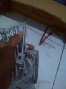 Baut Dipan Kayu KZK - 40 pcs 75x100mm - Model Tengkorak - Warna Hitam/Putih (Harga Variatif)