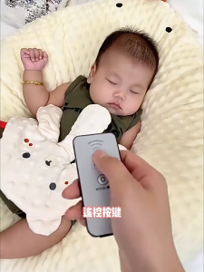【SG】Baby Sleeping Soothing Palm with Remote Control Anti Jump Aid Baby Soothing Palm