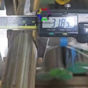 As 31.8mm (1 1/4 inch) stainless steel 304