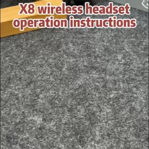 5.2 Set Kepala Fon Telinga Alat Telinga Tunggal dengan Mikrofon Cangkuk Set Kepala Pembatal Bunyi untuk Perniagaan Pemandu Lori Pemandu Fon Kepala Wayarles dengan Penutup Telinga untuk iPhone untuk SamSung Zweicx