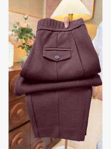 Loose Womens Casual Pants High Waist Slimming Harlan Carrot Pants Nine Points Ladies Casual Trousers Cotton Elastic Fiber