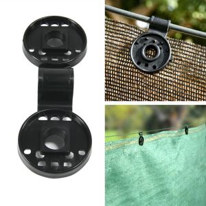 Sun Shade Net Clip Garden Tools Greenhouse Shade Cloth Fix Clamp Plastic Grommet Fence Netting Installation Hook