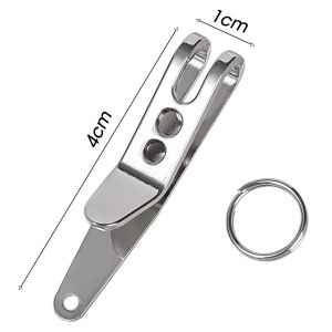 EDC Gear Pocket Suspension Clip Với Key Carabiner Quicklink Móc Khóa Cắm Trại Ngoài Trời Tiện Ích Hợp Kim Kẽm