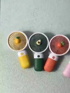 Bayar Di Tempat - Kipas Angin Genggam Mini Portable Bentuk Buah / Kipas Angin Tangan Bahan Silikon