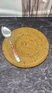 Paket Hemat Piring + Sendok Makan Batik Stainless Stell