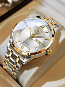 OLEVS | Automatic Mechanical Night Light Water-Resistant Mens Watch