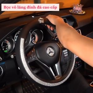 Bọc Vô Lăng Đính Đá Cao Cấp cho xe hơi