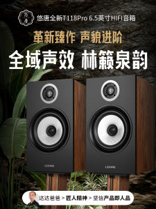 Youtang T118Pro Passive HiFi Bookshelf Speakers 6.5 Inch 2.0 High Fidelity Professional Audio Unpowered Sound System