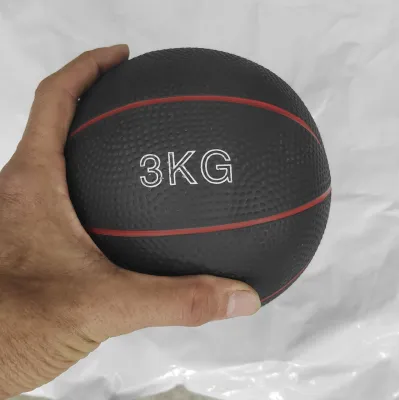 Fitness Medicine Balls 3kg Rehabilitation Weight Strength Train Conditioning Exercises Cardio Gravity Ball Tennis pickleball Badminton workout