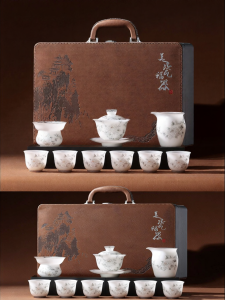 SHANGYANFANG | Master-Level White Porcelain Tea Set