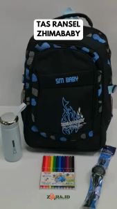 Tas Ransel Zhimababy Rangsel Punggung Backpack Anak Sekolah TK SD SMP SMA Kuliah Laki Laki Pria TP17