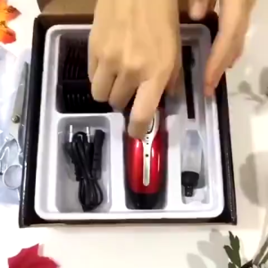 Tông đơ máy cắt hớt tóc nam pin sạc cầm tay đa năng chuyên nghiệp Jichen chấn viền người lớn trẻ em