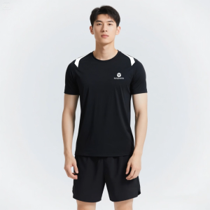 Madaha Kaos Baju Dry fit Pria Olahraga Running Gym Fitness Badminton Tennis Coolmen