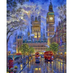 Acrylic Paint Diy Numbers Painting Set Oil Painting By Numbers Scenery On Canvas HandPainted Kits Coloring By Number