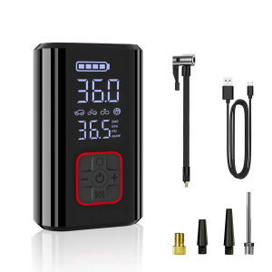 Portable Cordless Air Pump 150PSI Fast Inflation TYPE-C/USB Rechargeable with LED Light for Car Tires Bikes Balloons Inflatables
