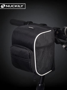 Waterproof Bike Handlebar Bag Mountain Bike Electric Vehicle Bag Storage Pouch Cycling Equipment Hanging Bag NUCKILY PL08