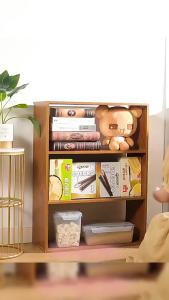 Serenity ตะขอคู่ยึดผนัง ป้องกันตู้ล้ม  มีกาวในตัวไม่ต้องเจาะผนัง ตัวยึดเฟอร์นิเจอร์ติดผนัง Cabinet fixing tool