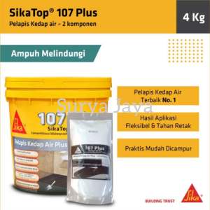 SIKA TOP 107 PLUS WATERPROOF 4 KG | GALON