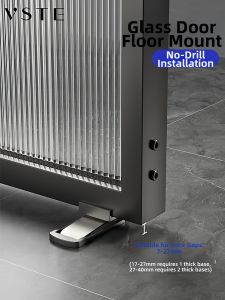 VAISITE | No Drill Door Stop Black