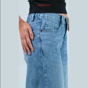Logo Jeans Celana Jeans Wanita Loose Camilla Light Blue 43065L3LL