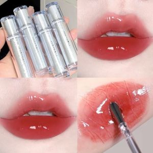 JudydoLL Orange Dew Lip Glaze 04 Mirror Shine Water Light Lip Exposure Amber Essence Ice Tea Non-Stick Cup Lipstick