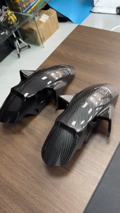Magicboy Magat Potong Front Fender Cover Custom PNP Y15ZR Y16 ZR Y15 Y16 LC135 Mudguard Black