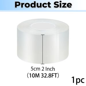 Kitchen Waterproof Tape Self-adhesive Sink Pool Beautiful Seam Paste Mildew Antifouling Transparent Acrylic Nano Tape