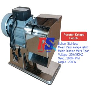 Parutan Kelapa Listrik Full Stainless CRS Corong