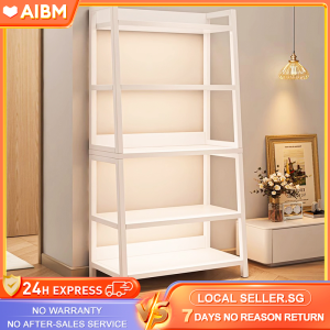 AIBM Bookshelf Trapezoidal Storage Rack Living Room Wall Shelf Bedroom Wall Flower Rack Floor Corner Storage Rack Multi-Layer Shelf