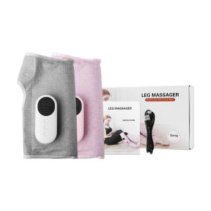 Suolaer Electric Heated Leg Massager 3Modes Smart Air Compression Wireless 360° Leg Wraps Automatic Knead Relax Muscle Varicose Veins Dredge Meridian Promote Blood Circulation Relieve Pain Fatigue Skinny Legs Rechargeable