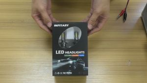 Lampu Depan Mobil Headlamp Foglamp H4 COB 72W Cool White 2PCS INOMOTIV bahan metal 1 pasang