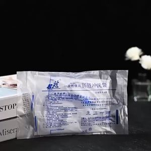 1000ML Disposable Enema Bag Kit for Colon Cleansing Internal Cleansing with Hose Enema Bag Home Enema