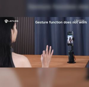 LPH106 - Gimbal LENYES LPH-106 Tripod Intelligent 360° Face Tracking Gimbal Stabilizer Phone Selfie Smart Gesture Recognition