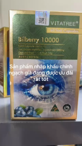 VITATREE BILBERRY 10000 – TINH CHẤT VIỆT QUẤT CHO ĐÔI MẮT ĐƯỢC CHĂM SÓC MỖI NGÀY 👁️🫐