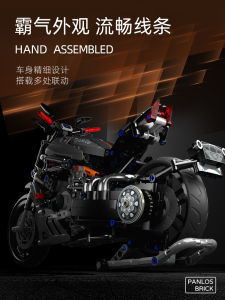 Ducati Motorcycle Building Blocks Model Educational Mechanical Mini Particle High Difficulty Intelligence Boy Toy Adult Gift